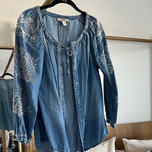 Vintage America blues Blue Women's Top